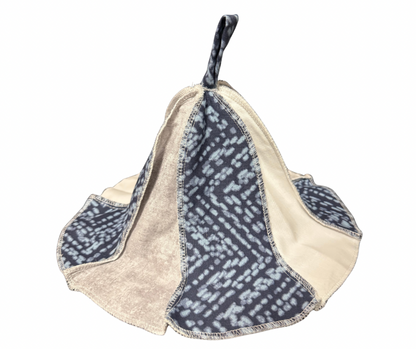 100% cotton- mix colors sauna hat 1+1